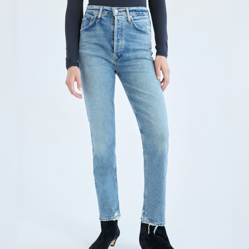 Citizens of Humanity Blue Stovepipe jeans